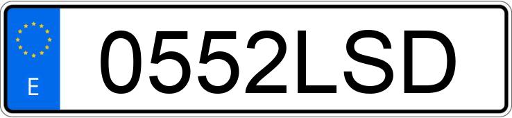 Numer rejestracyjny 0552LSD posiada VOLVO XC40 T4 RECHARGE INSCRIPTION