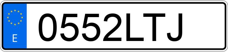 Numer rejestracyjny 0552LTJ posiada CITROEN BERLINGO Numer rejestracyjny 0552LTJ posiada CITROEN BERLINGO