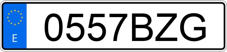 Numer rejestracyjny 0557BZG posiada VOLKSWAGEN GOLF Numer rejestracyjny 0557BZG posiada VOLKSWAGEN GOLF