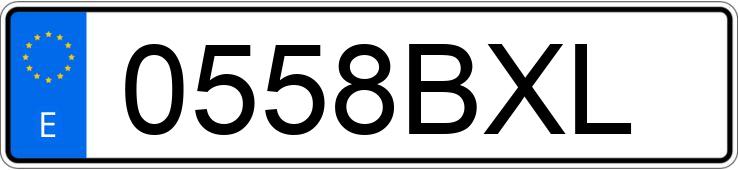 Numer rejestracyjny 0558BXL posiada BMW SERIE 3 Numer rejestracyjny 0558BXL posiada BMW SERIE 3