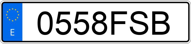 Numer rejestracyjny 0558FSB posiada MERCEDES AXOR