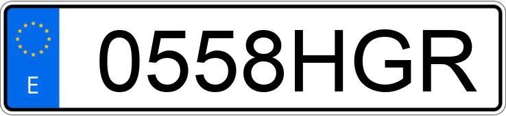 Numer rejestracyjny 0558HGR posiada MITSUBISHI ASX