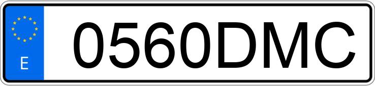 Numer rejestracyjny 0560DMC posiada AUDI A4