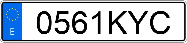 Numer rejestracyjny 0561KYC posiada MERCEDES GLE (166-292)