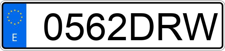 Numer rejestracyjny 0562DRW posiada VOLKSWAGEN PASSAT Numer rejestracyjny 0562DRW posiada VOLKSWAGEN PASSAT