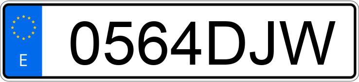 Numer rejestracyjny 0564DJW posiada FORD FIESTA Numer rejestracyjny 0564DJW posiada FORD FIESTA