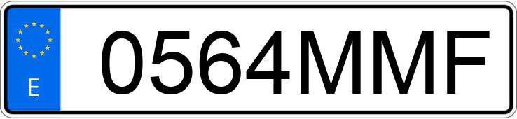 Numer rejestracyjny 0564MMF posiada SKODA KAROQ