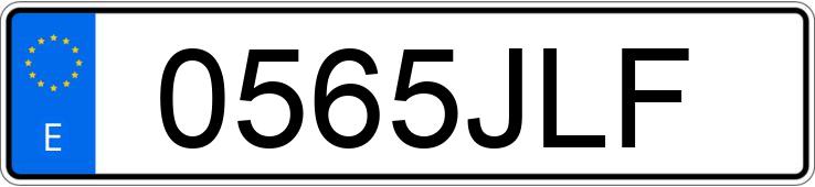 Numer rejestracyjny 0565JLF posiada AUDI A4