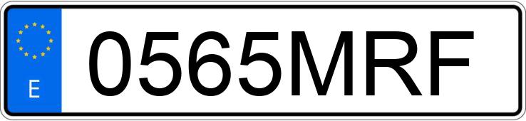 Numer rejestracyjny 0565MRF posiada TOYOTA COROLLA