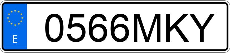 Numer rejestracyjny 0566MKY posiada VOLKSWAGEN GOLF Numer rejestracyjny 0566MKY posiada VOLKSWAGEN GOLF