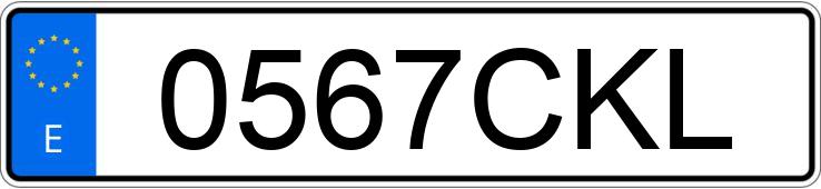 Numer rejestracyjny 0567CKL posiada FORD FOCUS