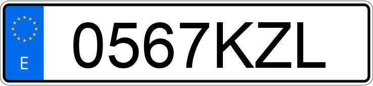 Numer rejestracyjny 0567KZL posiada ALFA ROMEO GIULIA Numer rejestracyjny 0567KZL posiada ALFA ROMEO GIULIA