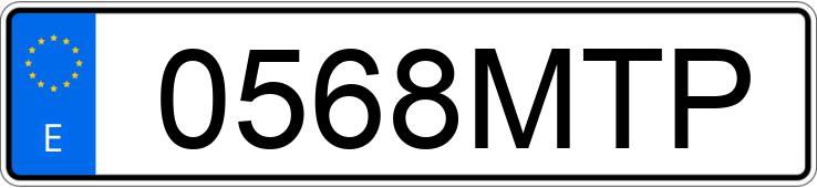 Registreringsnummeret 0568MTP har MERCEDES GLE (167)