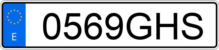 Numer rejestracyjny 0569GHS posiada SEAT LEON