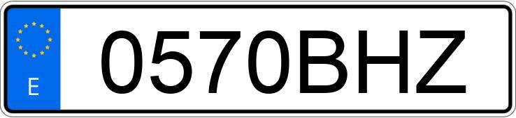 Numer rejestracyjny 0570BHZ posiada NISSAN PATROL