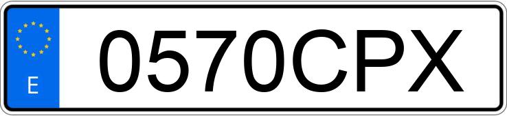 Numer rejestracyjny 0570CPX posiada BMW SERIE 8