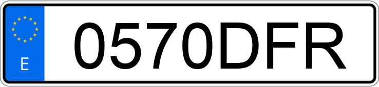 Numer rejestracyjny 0570DFR posiada PEUGEOT 307 Numer rejestracyjny 0570DFR posiada PEUGEOT 307