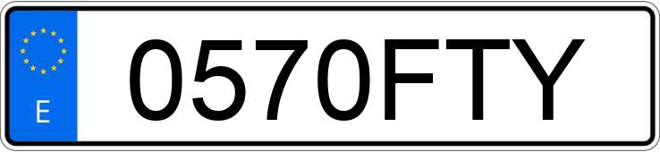 Numer rejestracyjny 0570FTY posiada VOLVO XC90