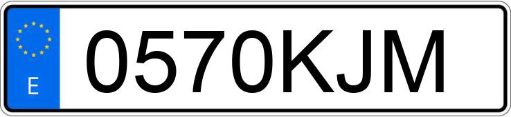 Numer rejestracyjny 0570KJM posiada NISSAN JUKE