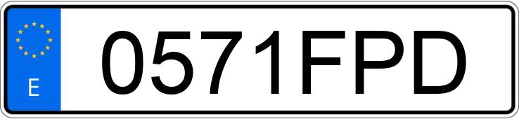 Numer rejestracyjny 0571FPD posiada FORD FOCUS 2.0 TDCI 136 TITANIUM