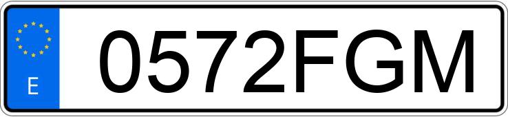 Numer rejestracyjny 0572FGM posiada PEUGEOT 407