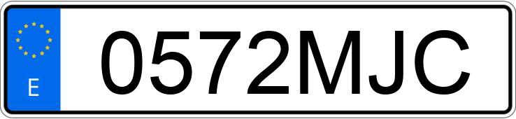 Numer rejestracyjny 0572MJC posiada IVECO DAILY