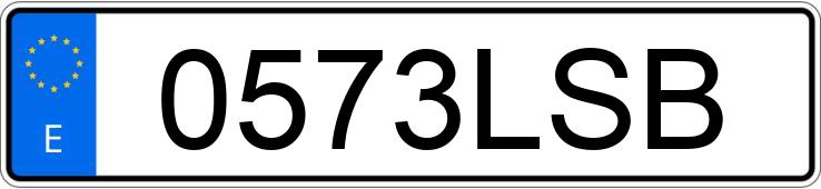 Numer rejestracyjny 0573LSB posiada BMW X1