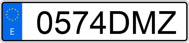 Numer rejestracyjny 0574DMZ posiada FORD FOCUS C-MAX