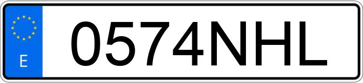 Numer rejestracyjny 0574NHL posiada AUDI A5