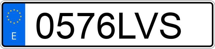 Numer rejestracyjny 0576LVS posiada MERCEDES CLA (118)