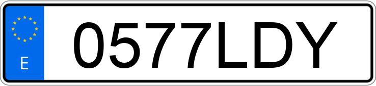 Numer rejestracyjny 0577LDY posiada VOLVO XC60