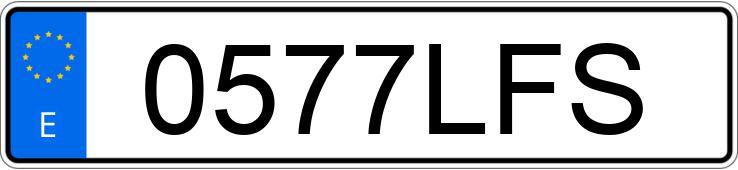 Numer rejestracyjny 0577LFS posiada BMW SERIE 1