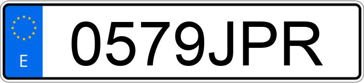 Numer rejestracyjny 0579JPR posiada FIAT 500X