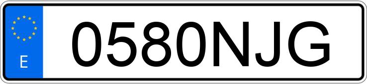 Numer rejestracyjny 0580NJG posiada MERCEDES CLA (118) 250 E 8G-DCT