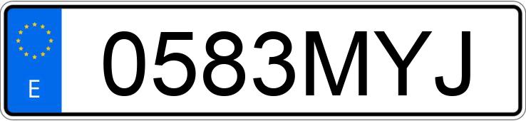 Numer rejestracyjny 0583MYJ posiada SEAT LEON