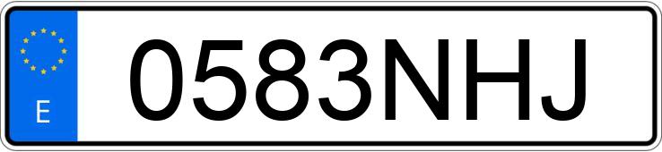 Numer rejestracyjny 0583NHJ posiada NISSAN QASHQAI Numer rejestracyjny 0583NHJ posiada NISSAN QASHQAI