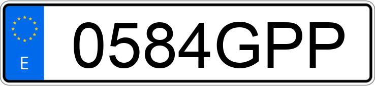 Numer rejestracyjny 0584GPP posiada OPEL INSIGNIA