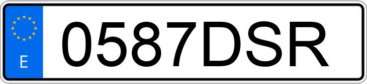 Numer rejestracyjny 0587DSR posiada BMW X3 Numer rejestracyjny 0587DSR posiada BMW X3