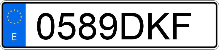 Numer rejestracyjny 0589DKF posiada SUZUKI IGNIS