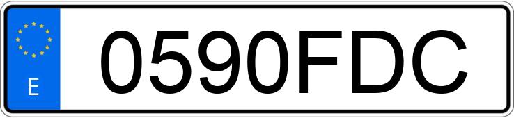 Numer rejestracyjny 0590FDC posiada CITROEN JUMPY