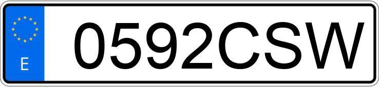 Numer rejestracyjny 0592CSW posiada BMW SERIE 3 Numer rejestracyjny 0592CSW posiada BMW SERIE 3