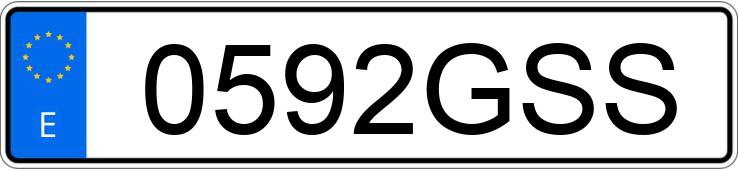 Numer rejestracyjny 0592GSS posiada SKODA FABIA Numer rejestracyjny 0592GSS posiada SKODA FABIA