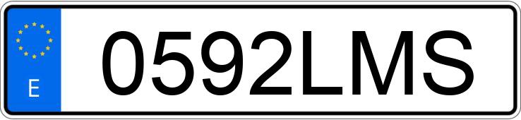 Numer rejestracyjny 0592LMS posiada CITROEN C4 GRAND PICASSO