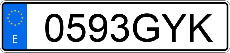 Numer rejestracyjny 0593GYK posiada BMW SERIE 3 Numer rejestracyjny 0593GYK posiada BMW SERIE 3