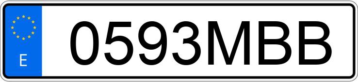 Numer rejestracyjny 0593MBB posiada ALFA ROMEO MITO