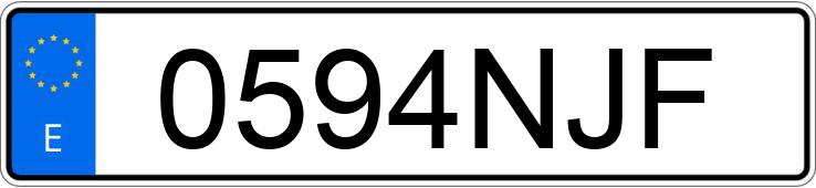 Numer rejestracyjny 0594NJF posiada IVECO DAILY Numer rejestracyjny 0594NJF posiada IVECO DAILY