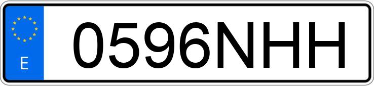 Numer rejestracyjny 0596NHH posiada CUPRA LEON