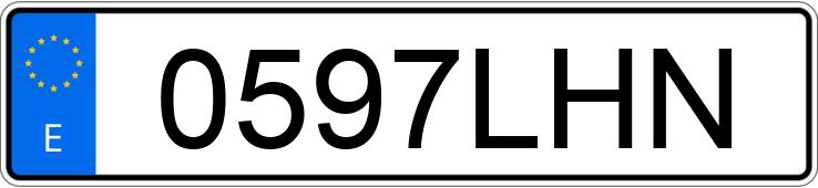 Numer rejestracyjny 0597LHN posiada VOLKSWAGEN CADDY