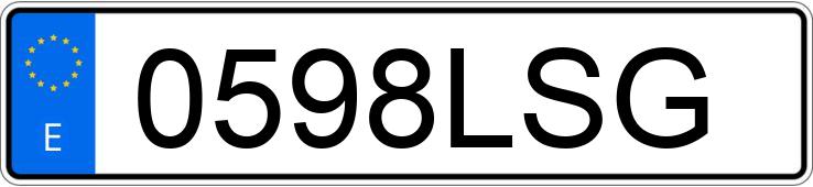 Numer rejestracyjny 0598LSG posiada AUDI Q2