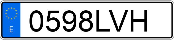 Numer rejestracyjny 0598LVH posiada SEAT ATECA